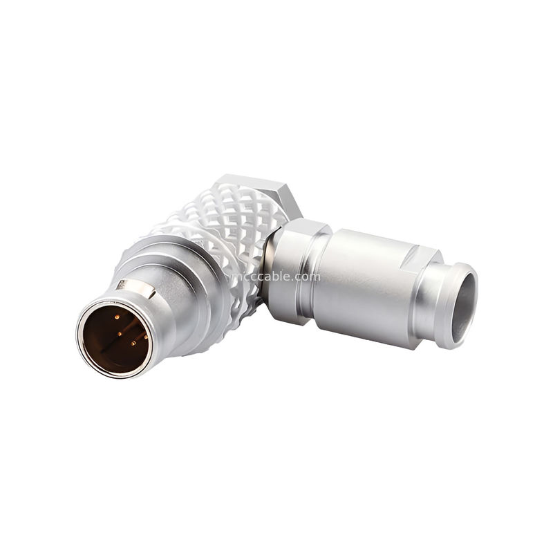 Bシリーズ プッシュ・プル・サークル・コネクタ 多コア型 2~32コア 溶接針コア (直角または角)