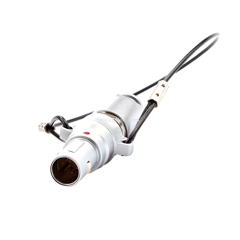 Bシリーズ プッシュ・プル・サークル・コネクタ 多コア型 2~32コア 溶接針コア (直角または角)