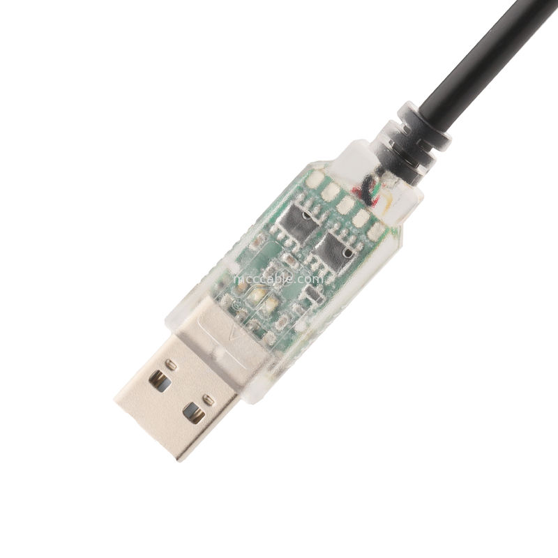 産業用カスタムケーブルアダプター USB-A RJ422 から RS232 ネットワークポート ネットワークエンジニアリング デバッグケーブル