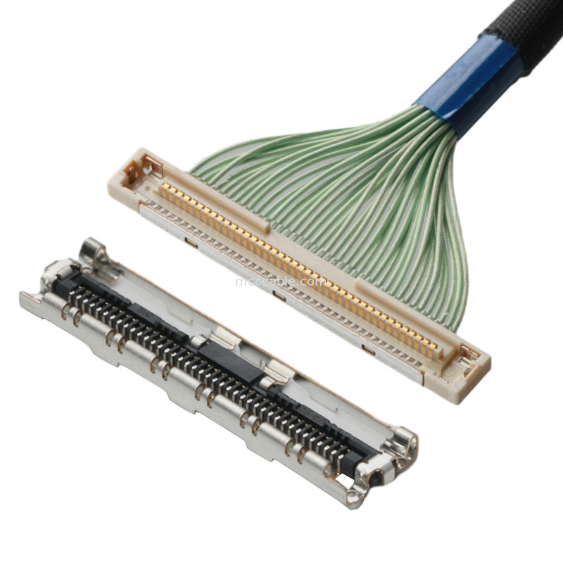 0.4mmピッチ DF36-40P-0.4SDのマイクロの同軸ケーブルのlvdsのコネクター ケーブル