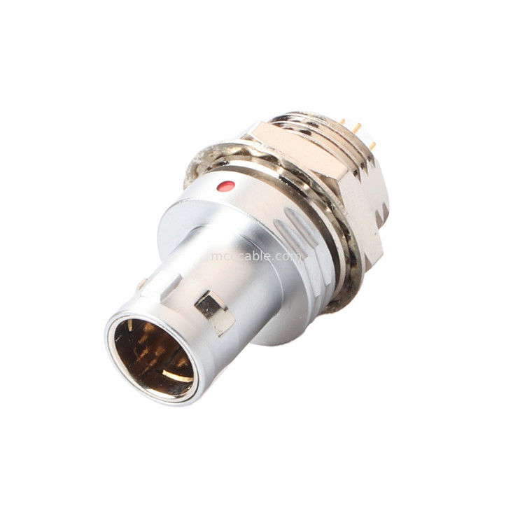 円形コネクタT9 7Pin固定プラグナッツ固定軍事医療航空宇宙機器コネクタ