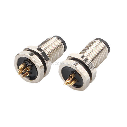 円形コネクタ M5 コード-A 2Pin 3Pin 4Pin 産業コネクタ M5Z03AA0OCJ009-M5 フロントロック