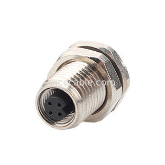 産業用円形防水コネクタ M5 コード-A 4Pin パネル フレンズ PCB 女性ソケット IP67