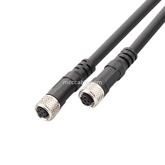 産業用コネクタ M8 注射型円形防水コネクタ 男性 女性 6ピン