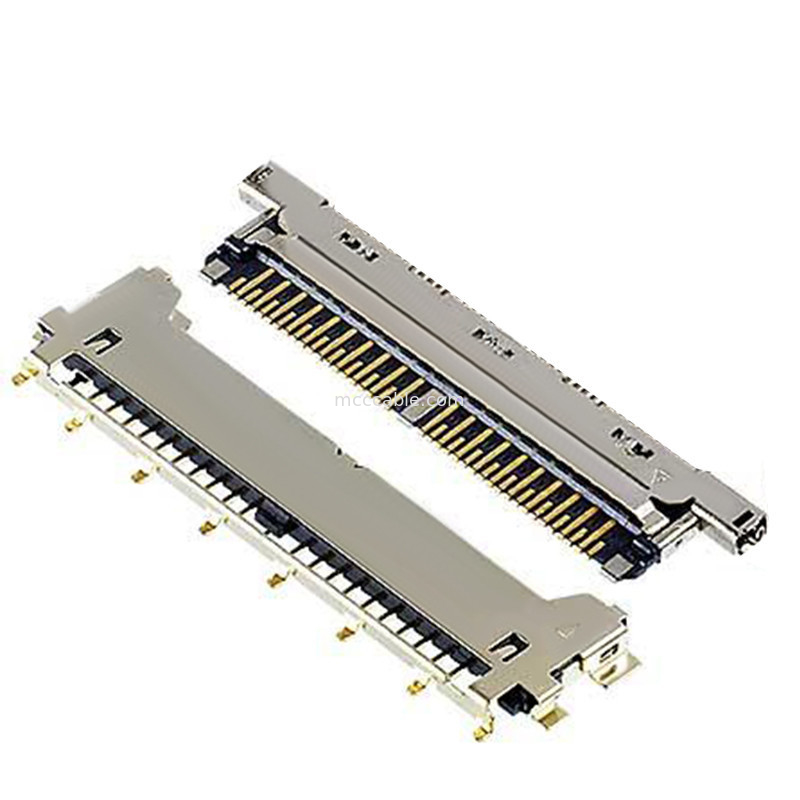 40Pケーブル 蓋なし 20978-040T-01 40ピンのLVDSコネクタ 0.25mmピッチ,水平交配タイプ