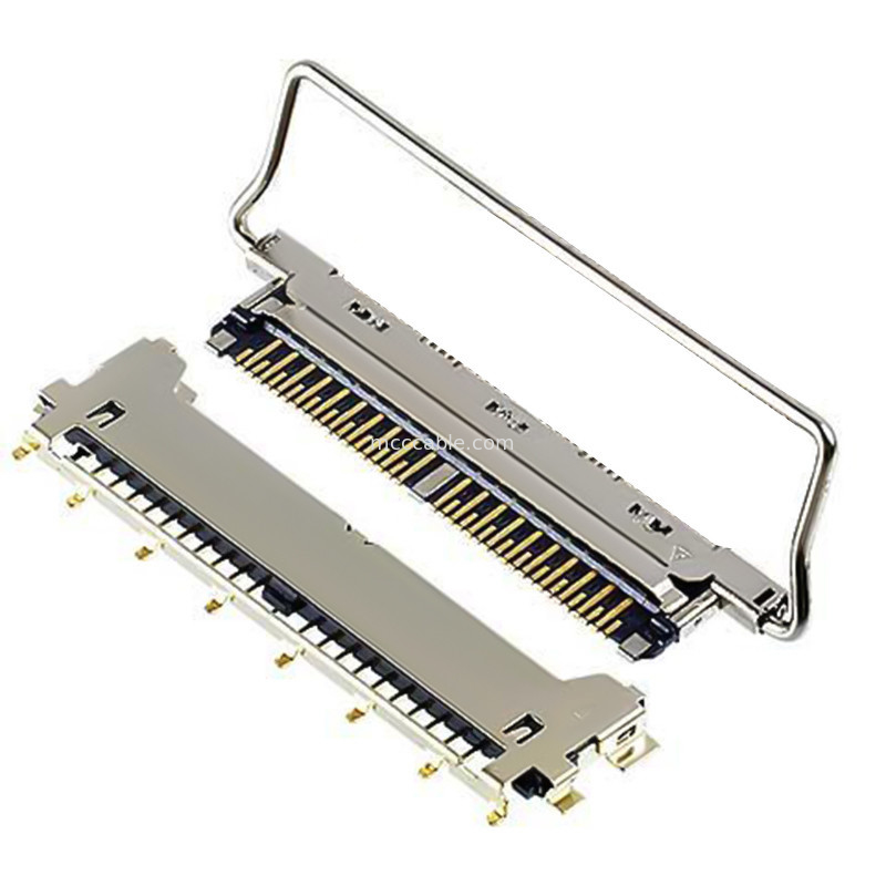 40Pケーブル 蓋なし 20978-040T-01 40ピンのLVDSコネクタ 0.25mmピッチ,水平交配タイプ