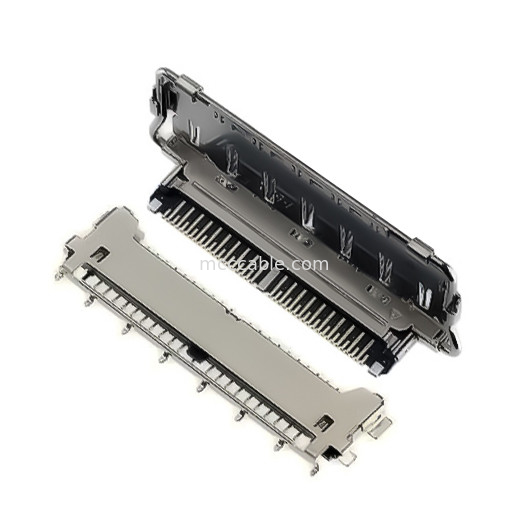 lvdsのコネクターは40ピンlvdsのコネクター20977-040T 040E 01の横の合うタイプにマイクロ同軸コネクターをタイプする