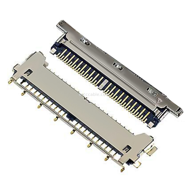 lvdsのコネクターは40ピンlvdsのコネクター20977-040T 040E 01の横の合うタイプにマイクロ同軸コネクターをタイプする
