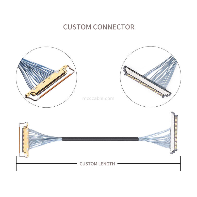 IDCのコネクターの余分良い同軸マイクロ同軸ケーブルKEL SSL20-40SBへのSSL20-40SB