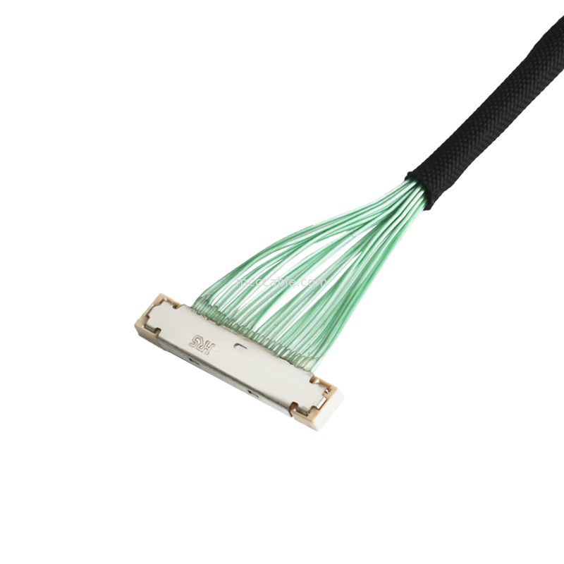 コンネクタ UAVケーブル組立 Lvds Edpケーブル組立 DF36-25P-0.4SD マイクロコアキシャルケーブル