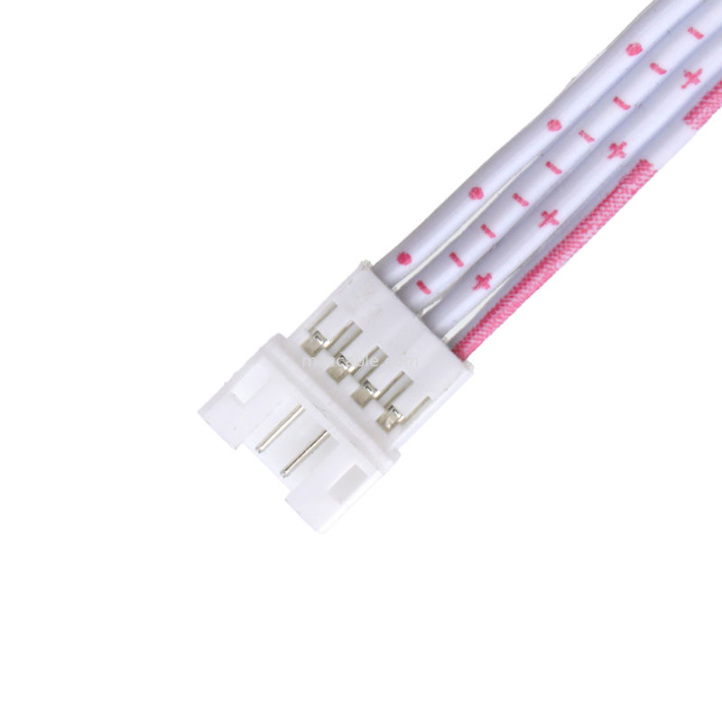 電子工学オーディオプロジェクトのための4ピン男性から女性,フラット柔軟リボンケーブルLHEコネクタ