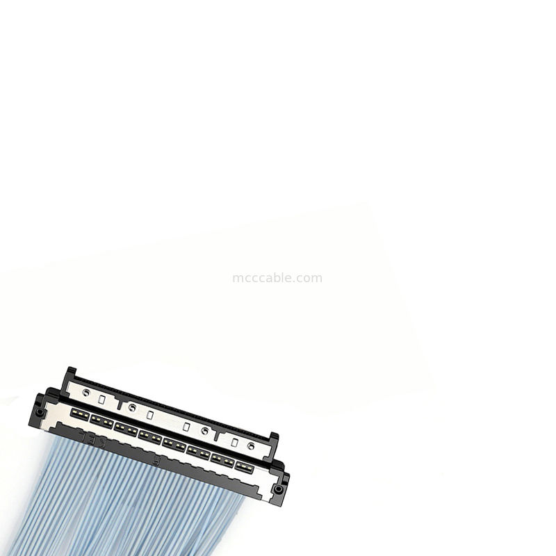 精度0.4mm USL20-30SS-016C マイクロ同軸ケーブル ZIFコネクタ 8MP+ 高解像度監視カメラ用