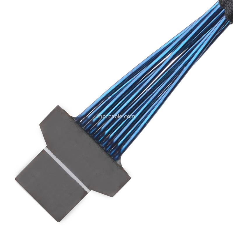 36AWG Micro Coaxial Cable – 50Ω Impedance – FPC 10-Pin to FPC 10-Pin – UL1354