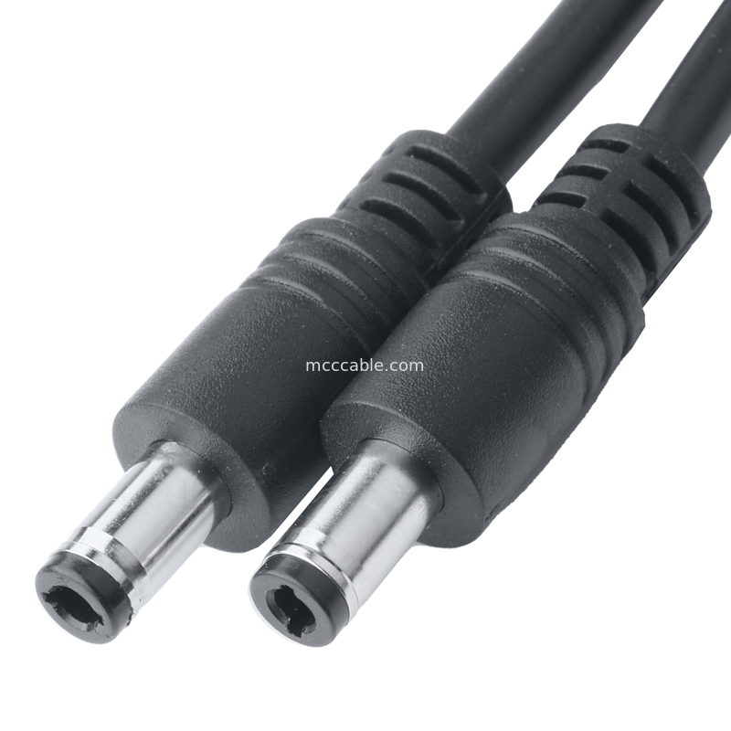 3.3mmピッチ - DCプラグ 2.5x5.5mm ケーブルアセンブリ - UL2464 20AWG PVC