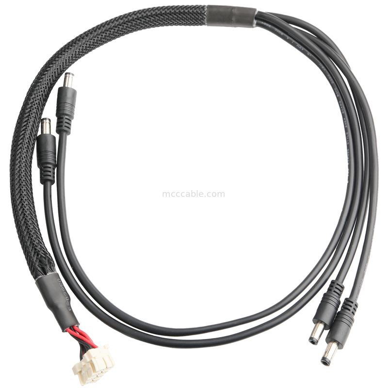 3.3mmピッチ - DCプラグ 2.5x5.5mm ケーブルアセンブリ - UL2464 20AWG PVC