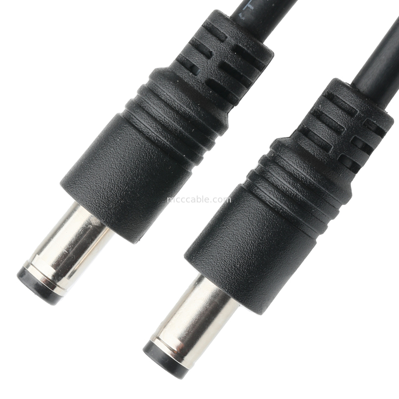 3.3mmピッチ - DCプラグ 2.5x5.5mm ケーブルアセンブリ - UL2464 20AWG PVC