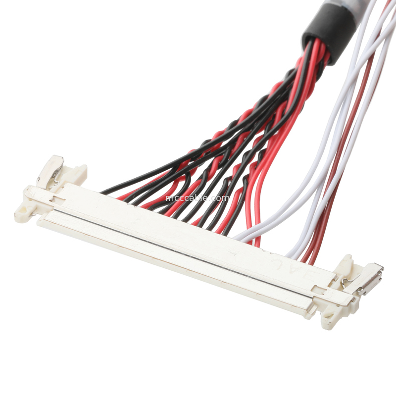 1.0mm から 1.25mm ピッチ LVDSケーブル組成 - UL1571 28AWG LCDディスプレイ接続