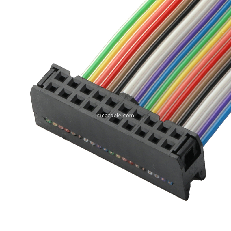 20-Pin to 24-Pin IDC Ribbon Cable - UL2651 28AWG Flat Flex Cable Assembly