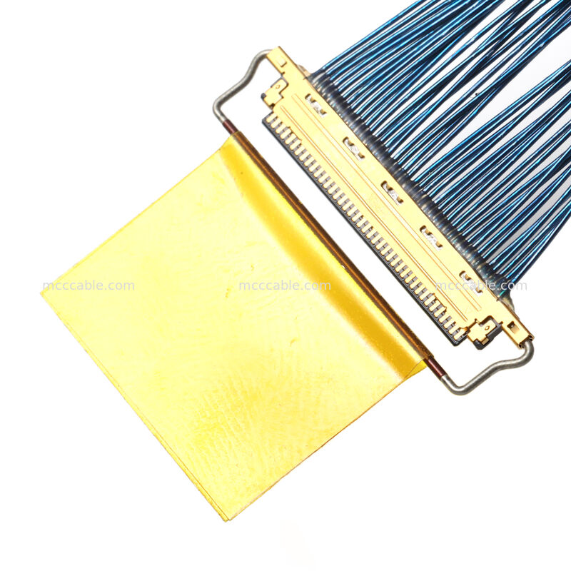 20453-040T-01コネクタ付きマイクロコアシアルケーブル組立て 定番OEM高速接続