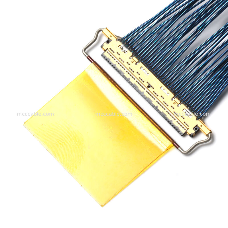 20453-040T-01コネクタ付きマイクロコアシアルケーブル組立て 定番OEM高速接続