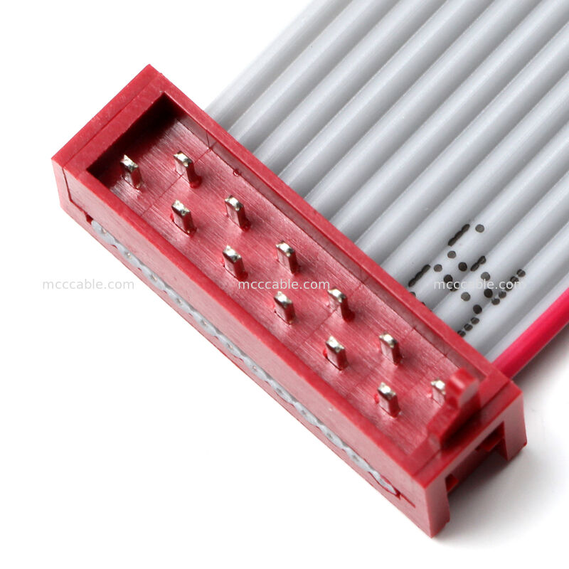 IDC フラットリボンケーブル組立て 2.54mm 双列接続器 オーダーメイドOEM