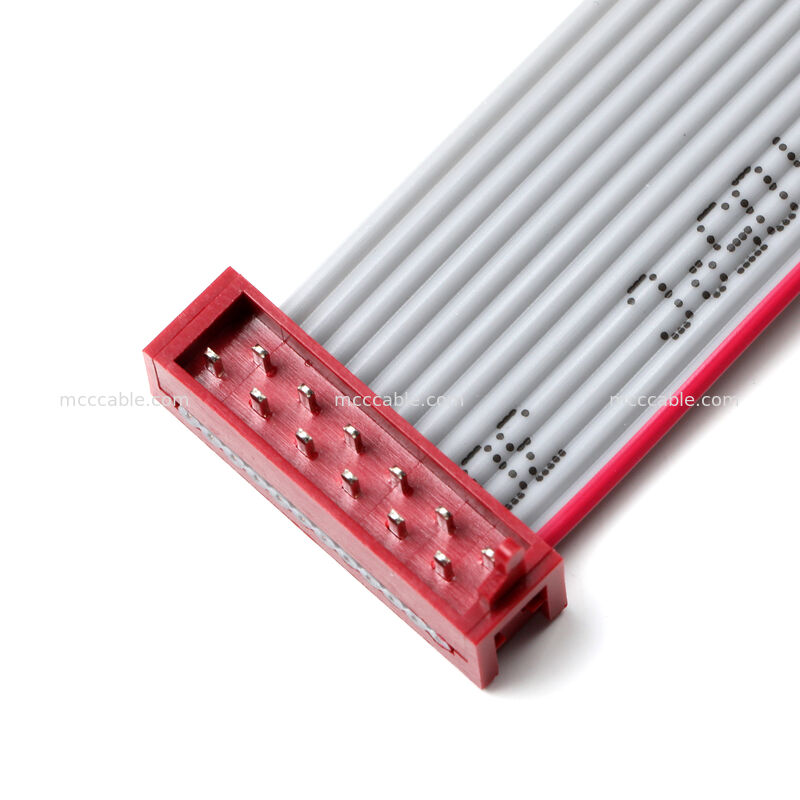 IDC フラットリボンケーブル組立て 2.54mm 双列接続器 オーダーメイドOEM