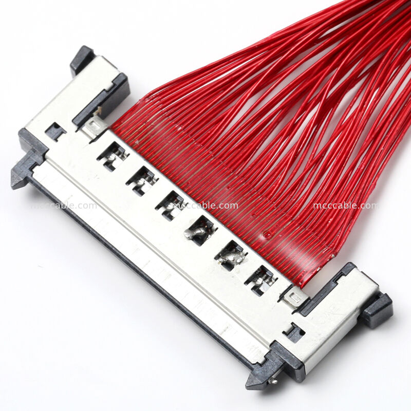 FI-RE51CLコネクタ付きマイクロコアシアルケーブル組立て オーダーメイドOEM高速接続