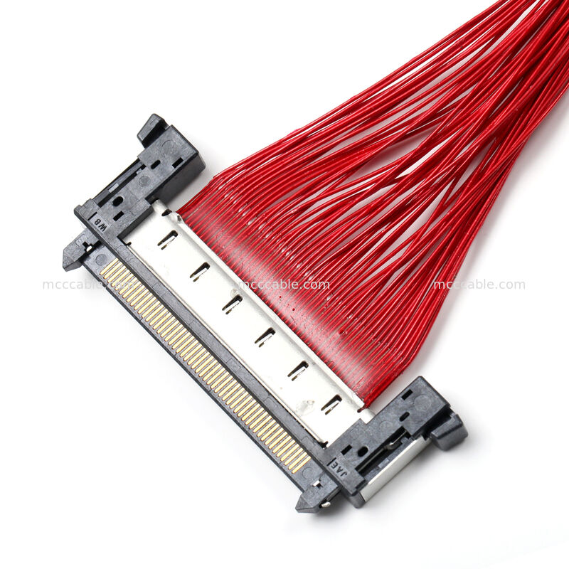 FI-RE51CLコネクタ付きマイクロコアシアルケーブル組立て オーダーメイドOEM高速接続