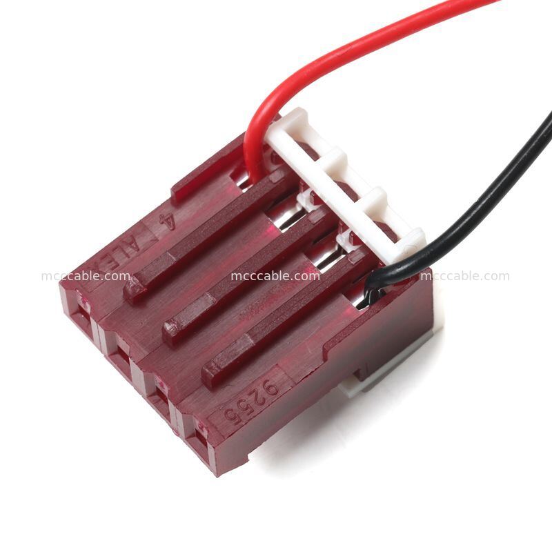 4ピンナノフィット MTA156 電源ケーブル組 15V AWG22 カスタムワイヤハーネス