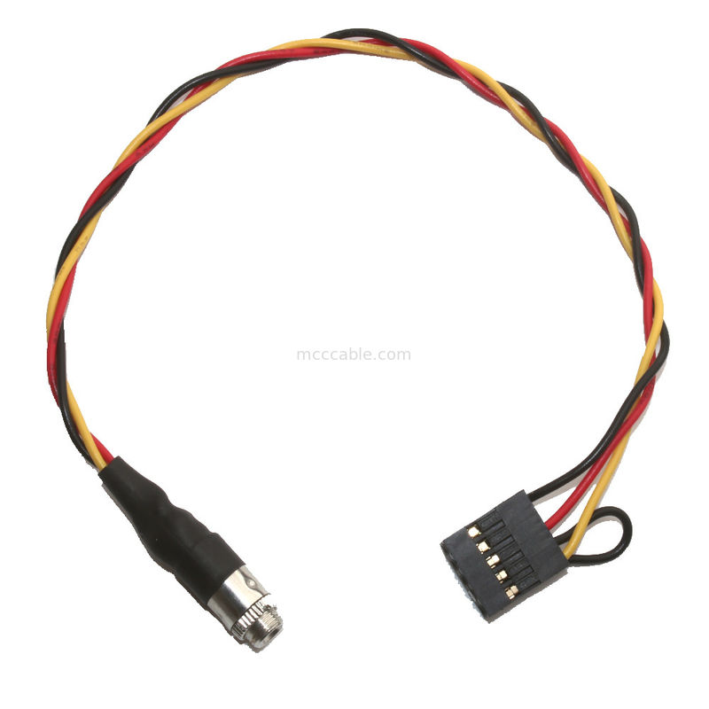 Molex 22 55 2101注文のケーブル ハーネス2.54mmピッチ3.5mmのパネルの台紙可聴周波ジャック