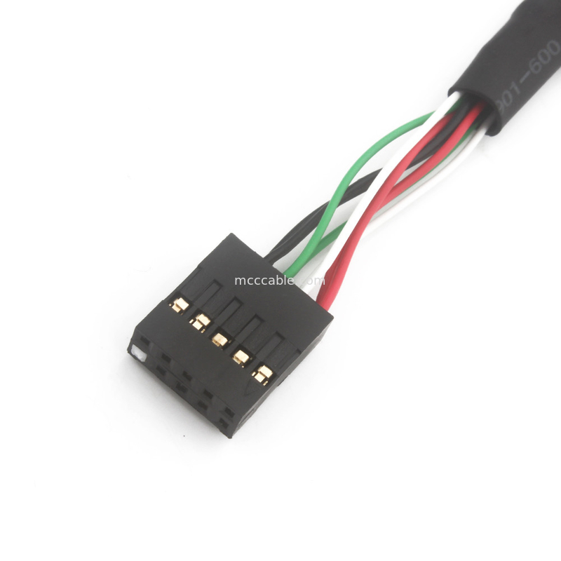 2.54mm Sbc 10 POS MOLEX 22552101ケーブルへの二重Usbワイヤー馬具のBb