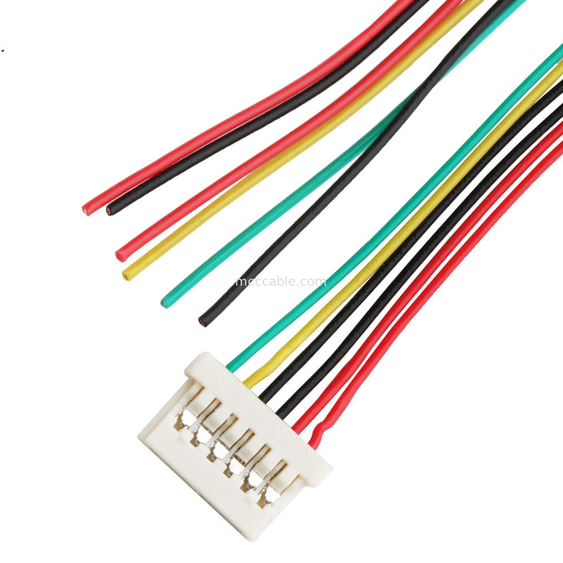 6つのPinのlvdsの表示コネクターにひだを付ける6DS 1.25mmピッチ DF14 Lvdsのケーブル会議