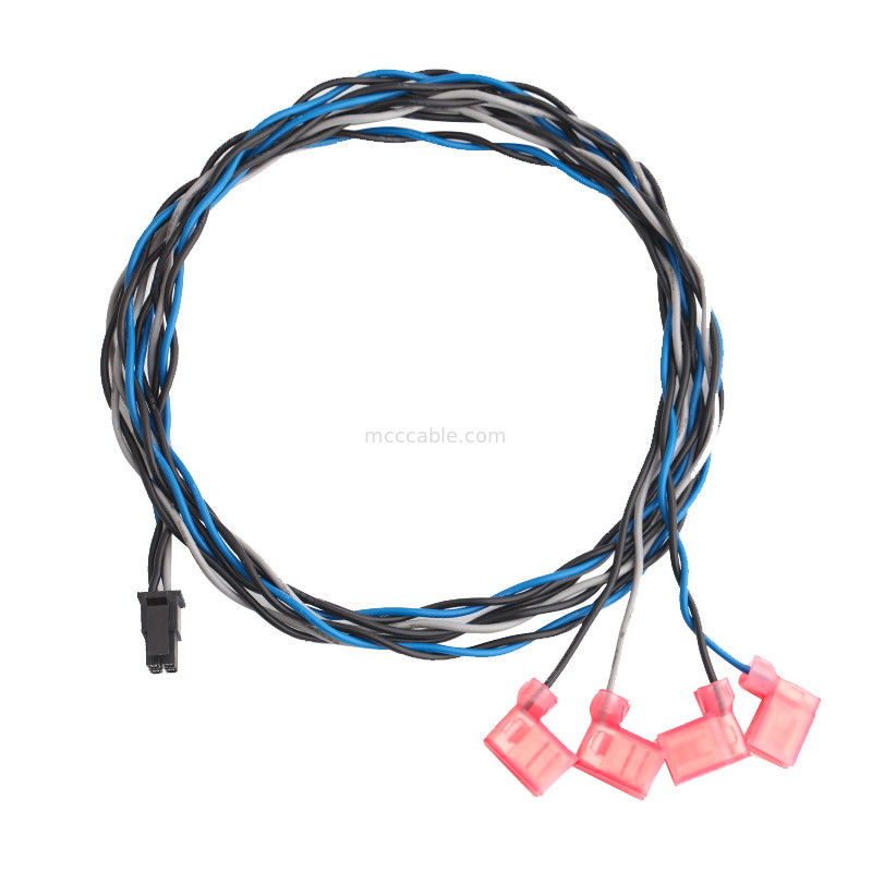 MOLEX 430250408からTE 2-520129-2の送電線アセンブリ3.0 4 Pin 100mmの長さ