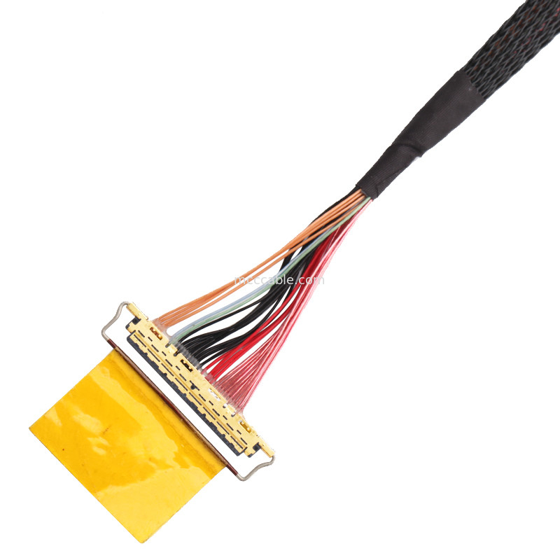 36AWG Lvdsケーブル組立 I  20453-240t-01 から 20453-240t-01 40P 0.4mm ピッチ