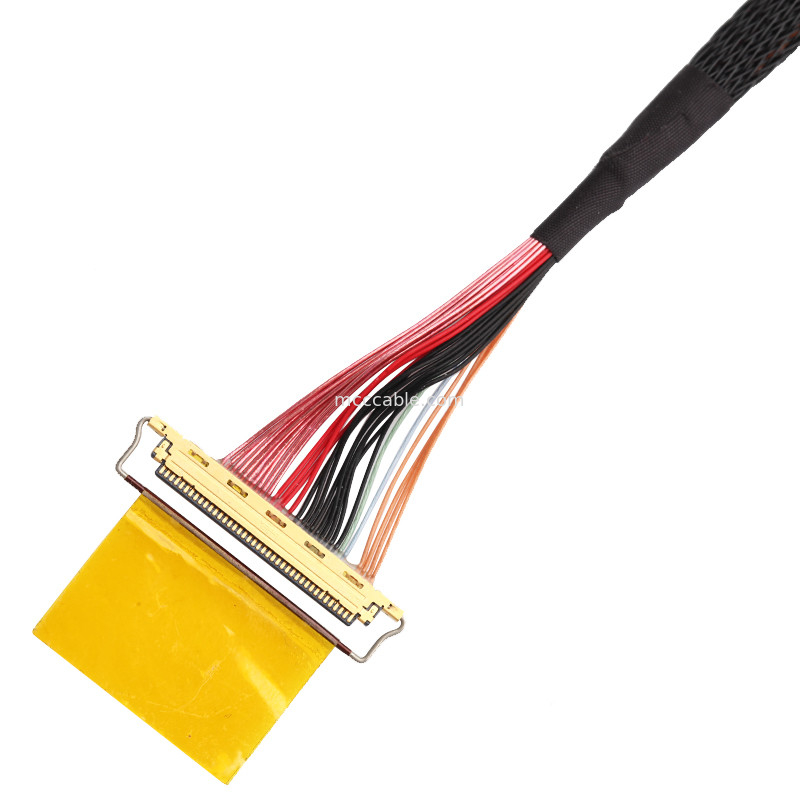 36AWG Lvdsケーブル組立 I  20453-240t-01 から 20453-240t-01 40P 0.4mm ピッチ