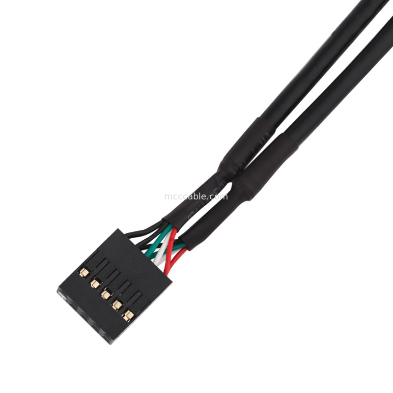 SH1.0 5P 1.0mmピッチへの28AWG LEDの馬具のケーブル会議JST PHR-5P