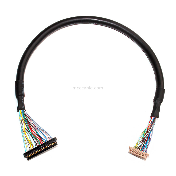 LCDのコネクターLVDSのケーブル会議1.0mmピッチ32AWG  DF13-20DS-1.25C