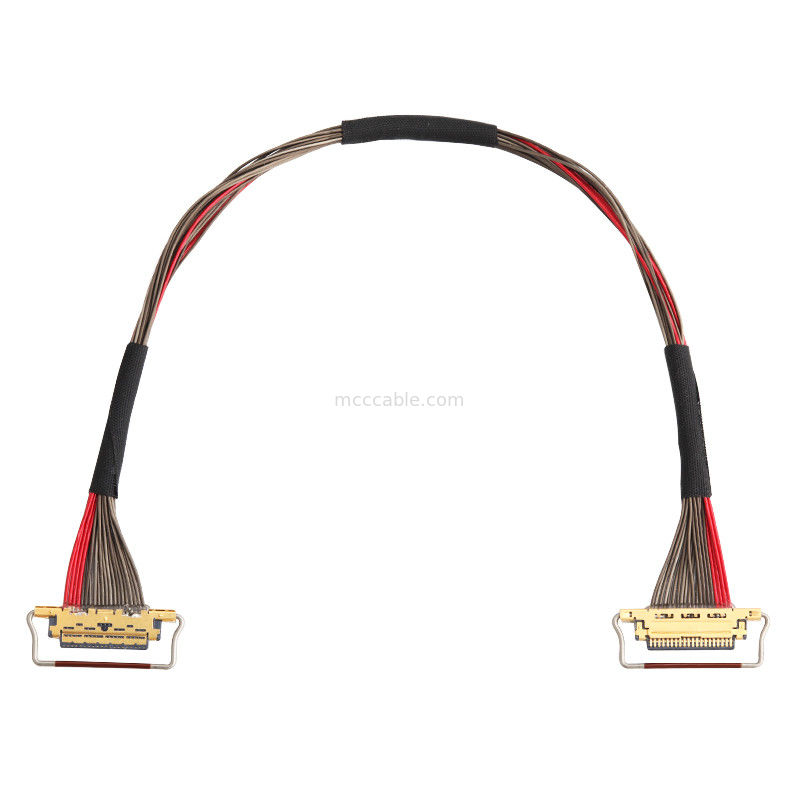 UL EDP LVDS コアシアルケーブル 0.4mm ピッチ 20633-220T-01S 20ピン オーダーメイド長さ