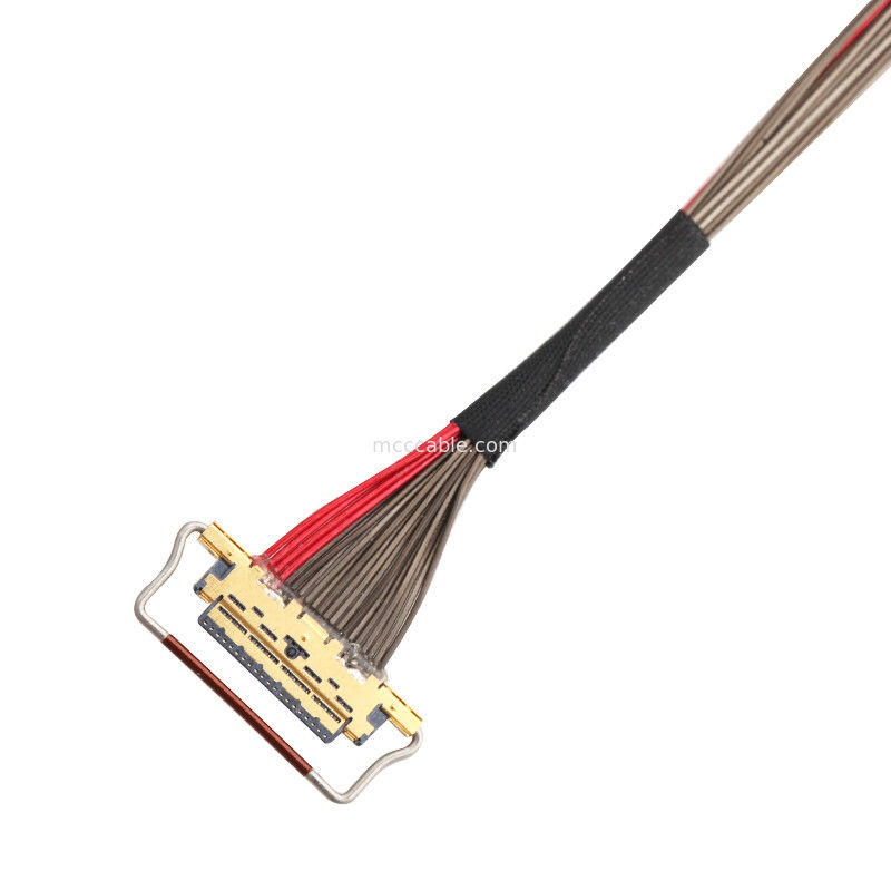 UL EDP LVDS コアシアルケーブル 0.4mm ピッチ 20633-220T-01S 20ピン オーダーメイド長さ