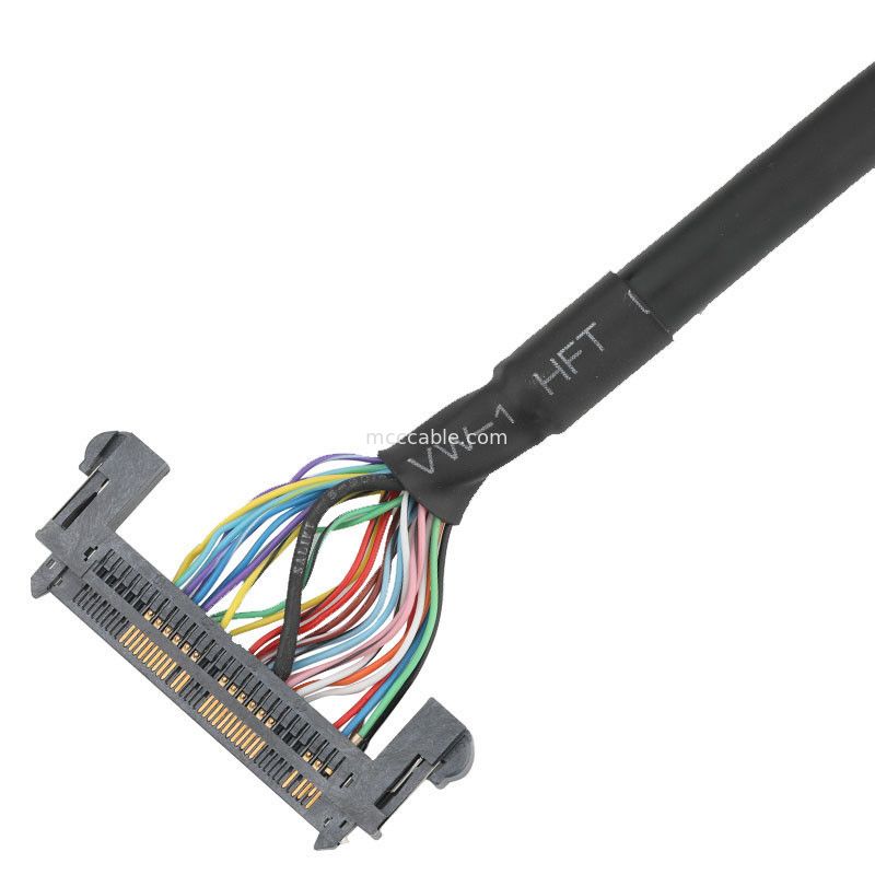 JAE 0.5mm FI-RE51HL LVDS EDPのケーブル会議への1.25mm DF14-30S-1.25C